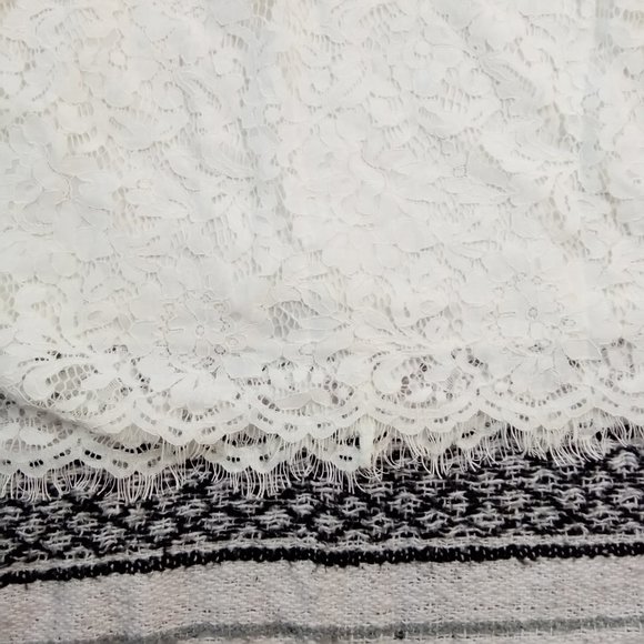 Maison Jules White Lace Sleeveless Midi Dress 6 - Picture 10 of 14